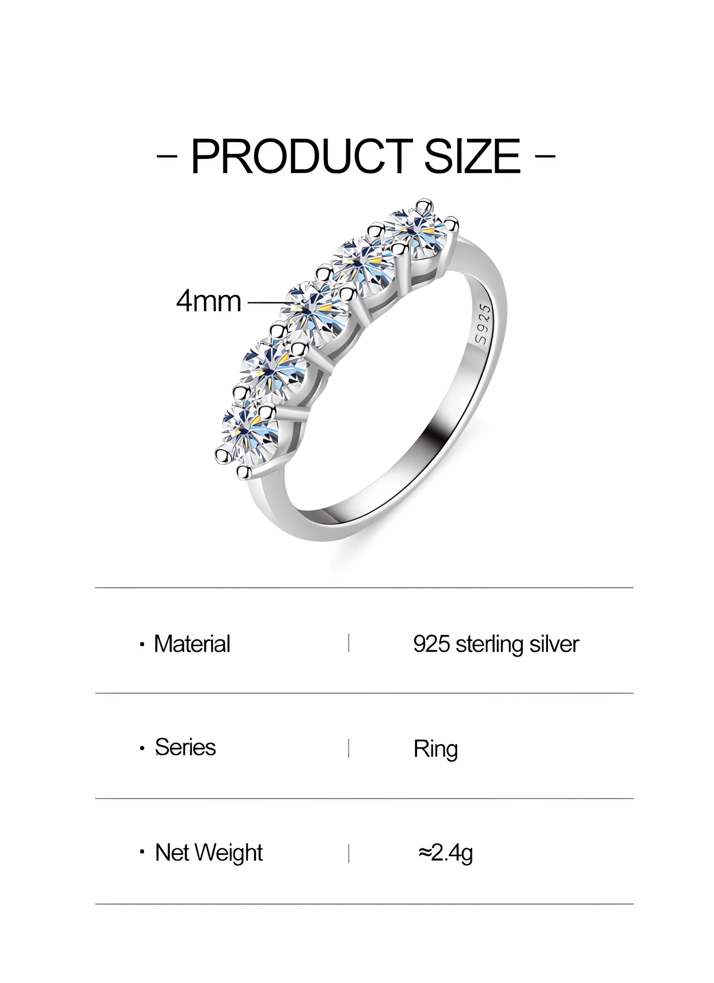 Lumière™ Moissanite Band