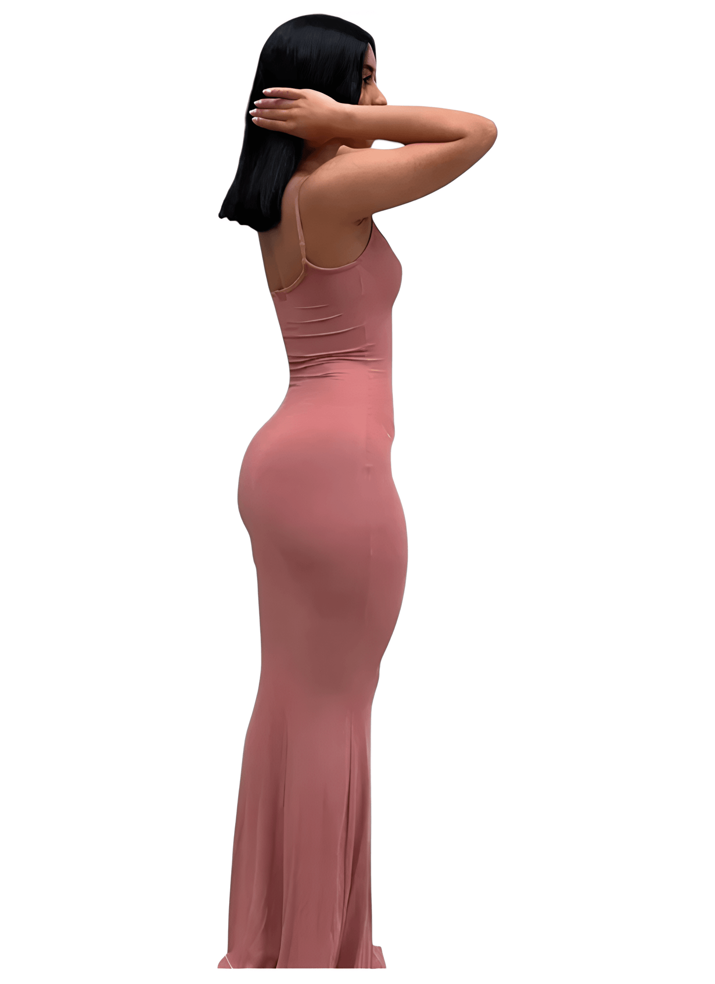 Satin Slip Sleeveless Backless Maxi Dress - Diva Dash