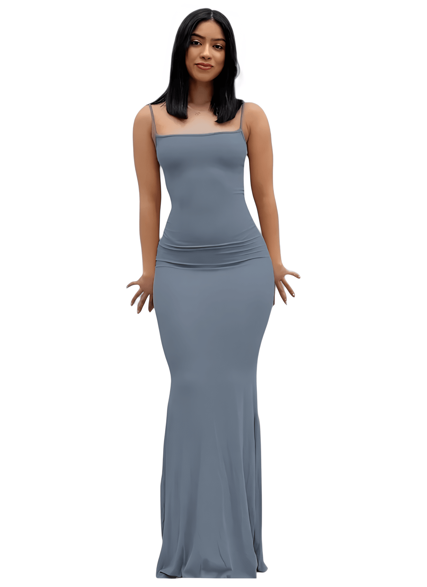 Satin Slip Sleeveless Backless Maxi Dress - Diva Dash