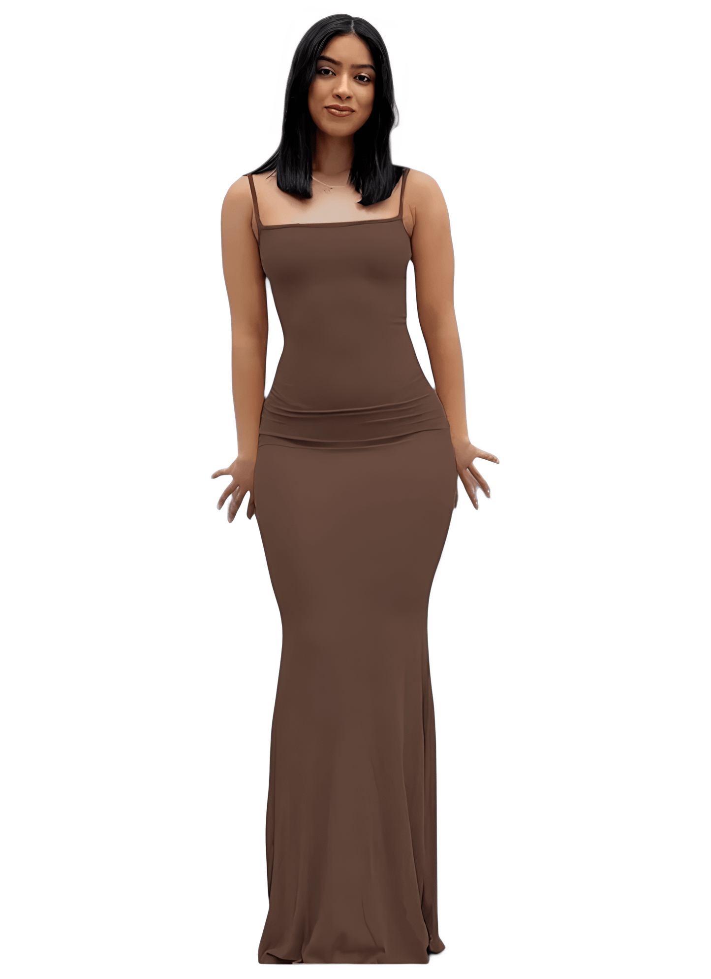 Satin Slip Sleeveless Backless Maxi Dress - Diva Dash
