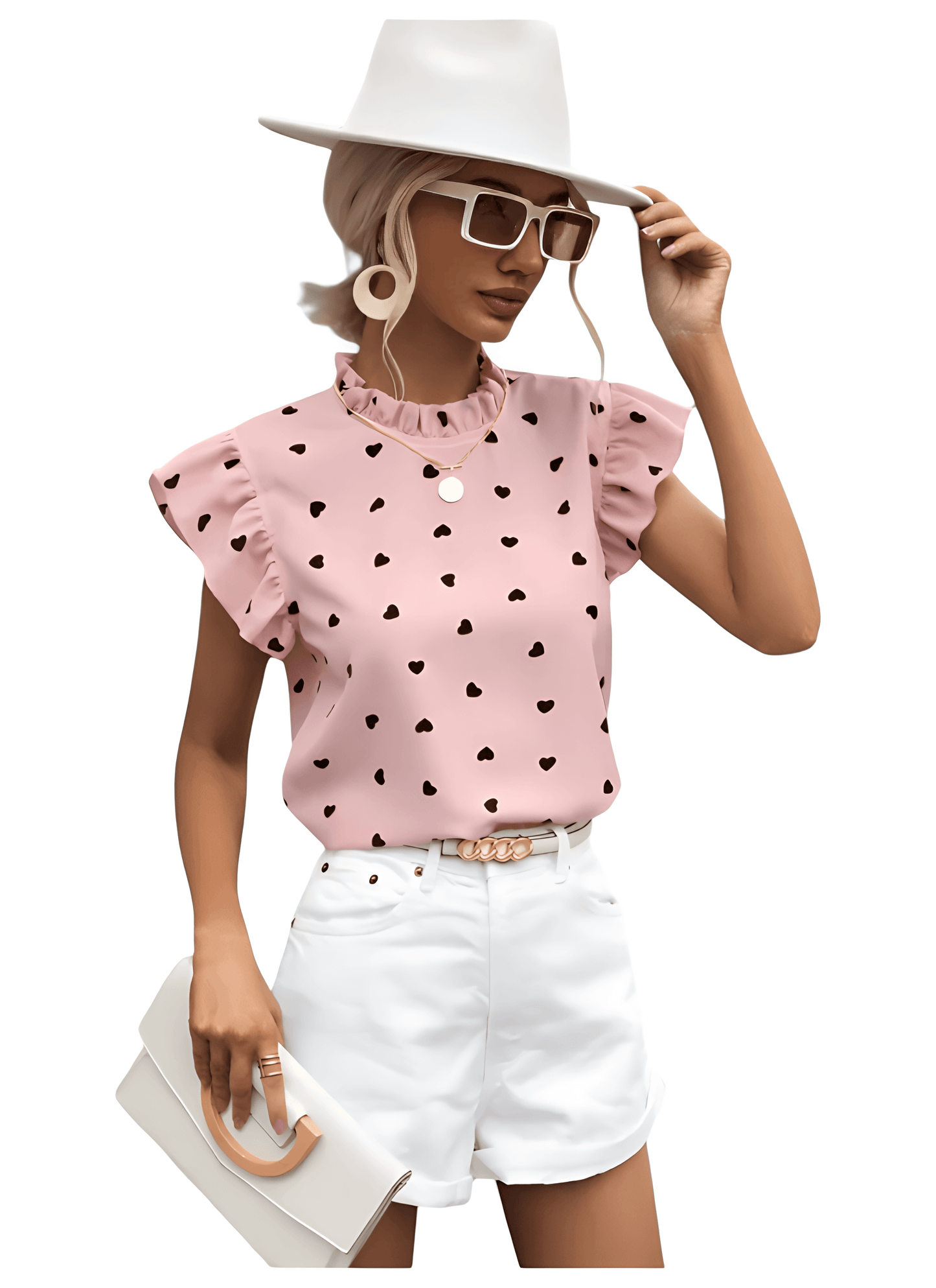 Chic Breeze Ruffle Blouse - Diva Dash