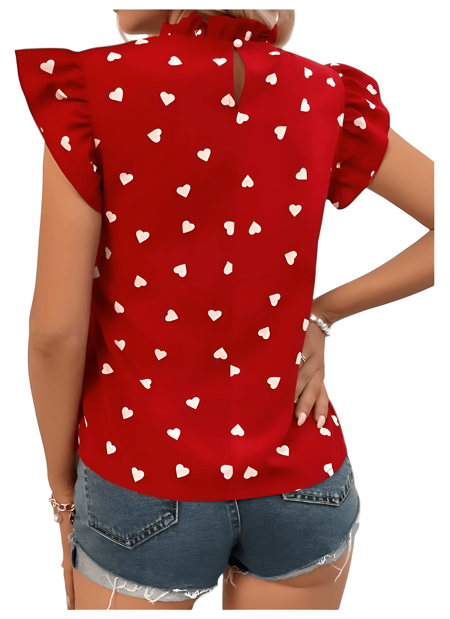 Chic Breeze Ruffle Blouse - Diva Dash