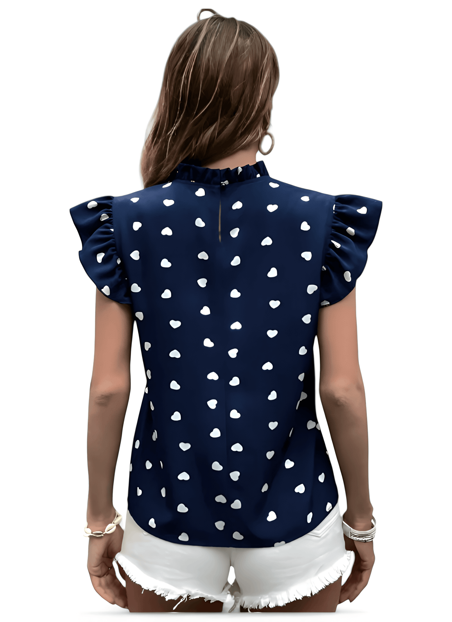 Chic Breeze Ruffle Blouse - Diva Dash