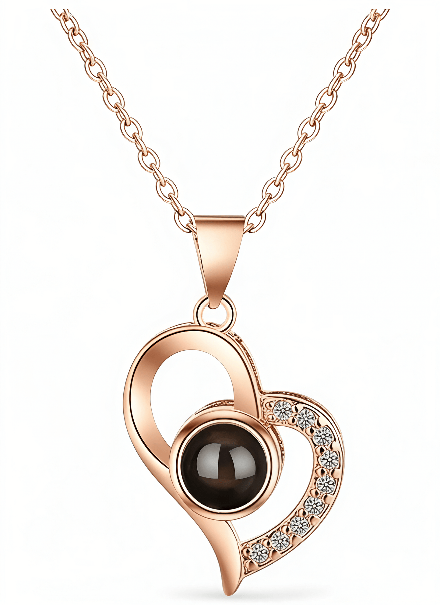 Whispers of Love: 100 Languages Projection Necklace Set - Diva Dash