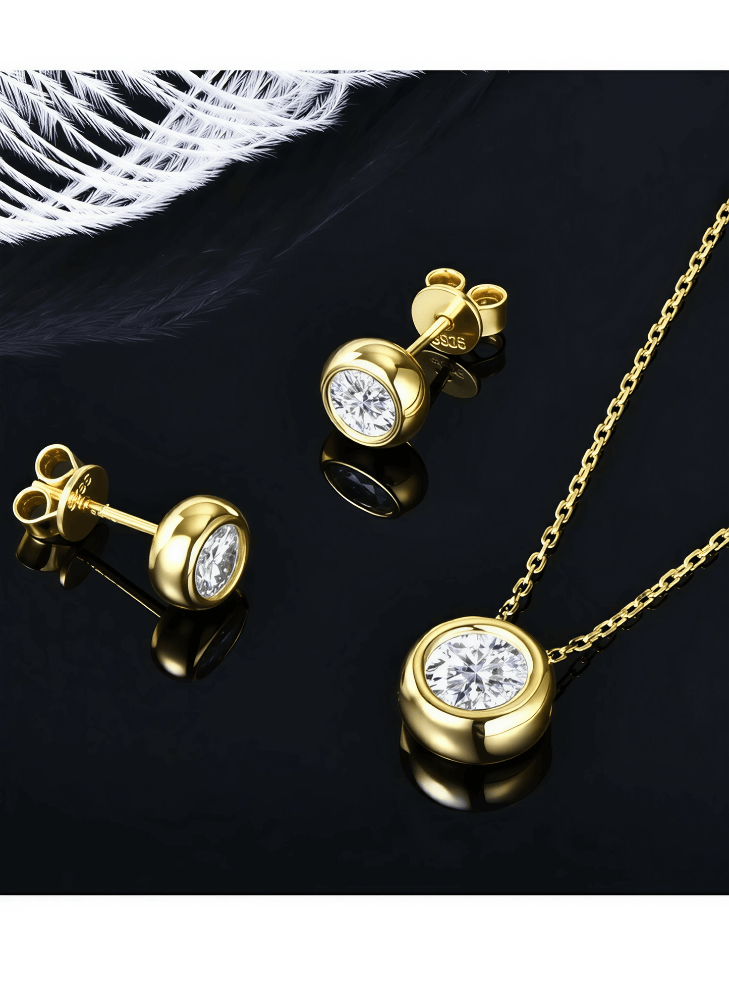 Radiant Grace™ - The Signature Moissanite Set for the Woman Who Shines From Within