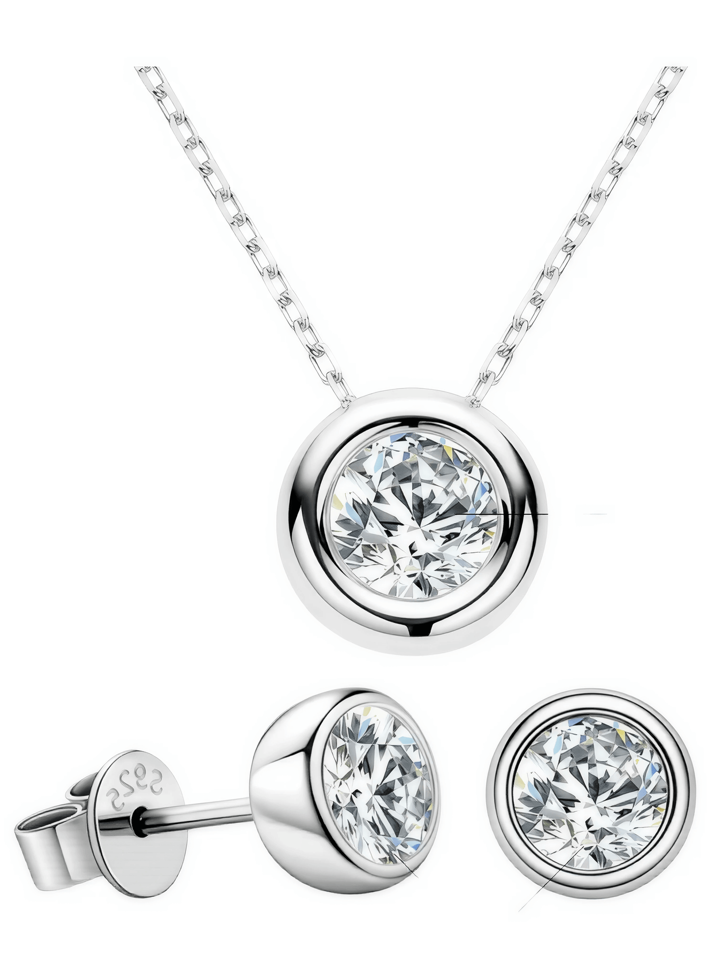 Radiant Grace™ - The Signature Moissanite Set for the Woman Who Shines From Within
