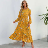 Baby Floral Print Maxi Dress - Diva Dash