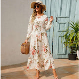 Baby Floral Print Maxi Dress - Diva Dash