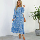 Baby Floral Print Maxi Dress - Diva Dash