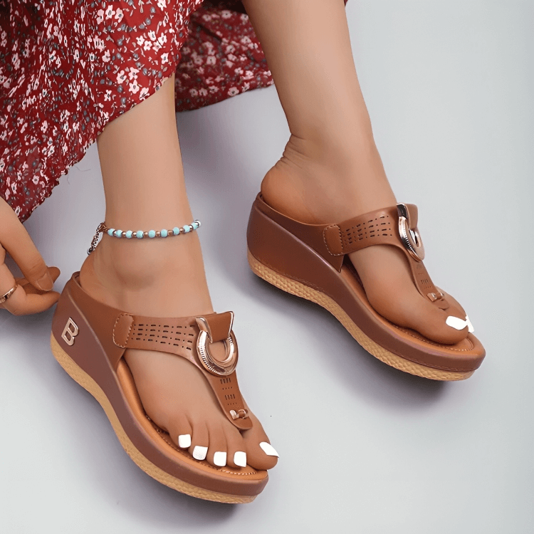 GlamWave Platform Sandals: Big Style, Big Comfort! - Diva Dash