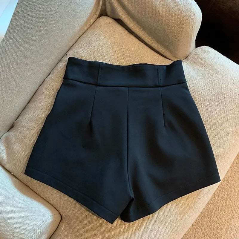 High Waist Elegance Women's Shorts - Diva Dash