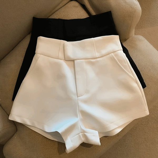 High Waist Elegance Women's Shorts - Diva Dash