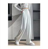 High Waist Fold Pleated Suit Pants - Diva Dash